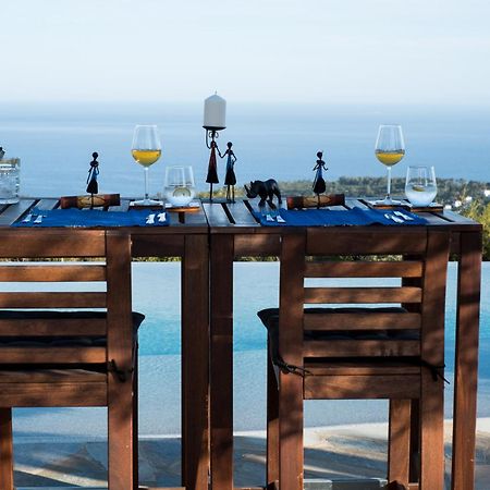 The Infinity 180 Luxury Suites Milia Buitenkant foto