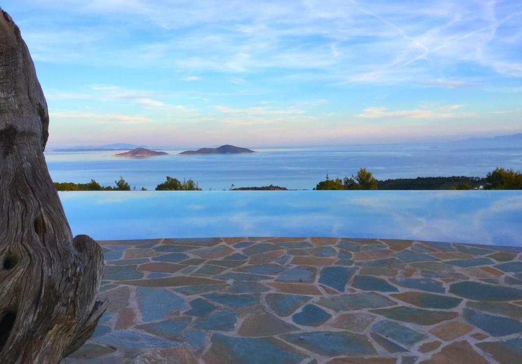 The Infinity 180 Luxury Suites Milia Buitenkant foto