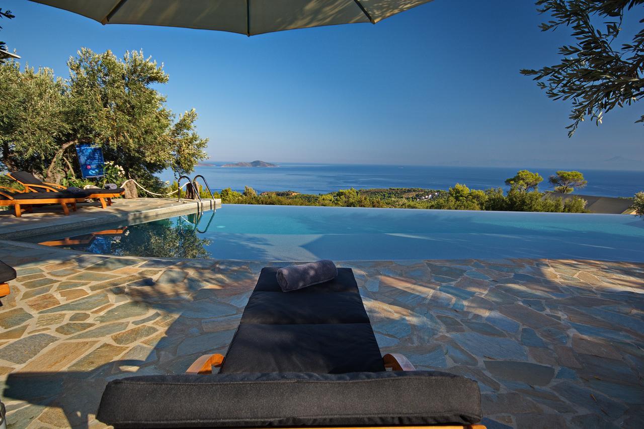 The Infinity 180 Luxury Suites Milia Buitenkant foto