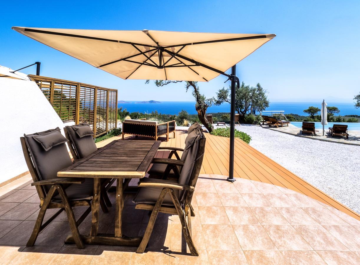 The Infinity 180 Luxury Suites Milia Buitenkant foto