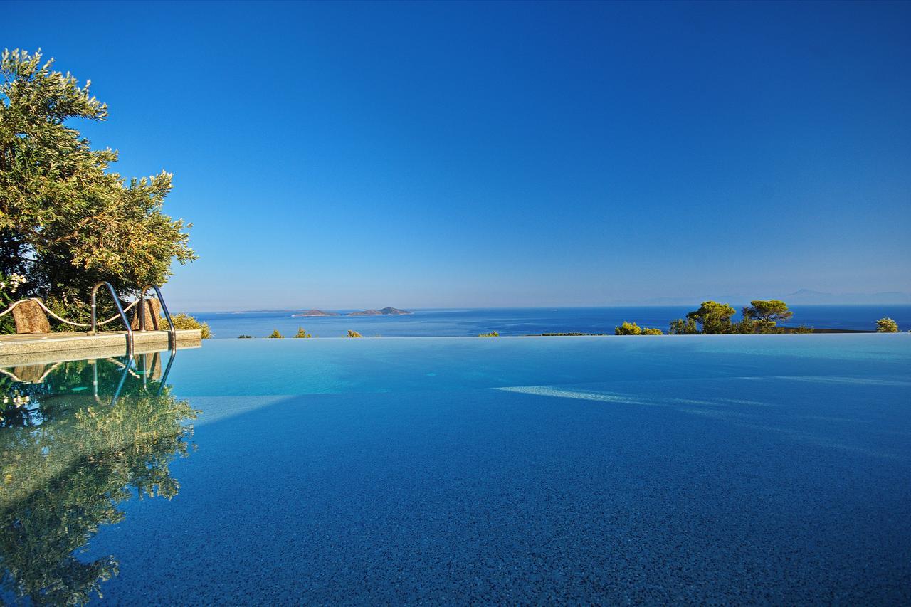 The Infinity 180 Luxury Suites Milia Buitenkant foto
